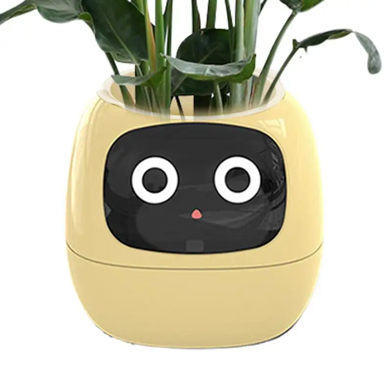 

Smart Planter Pot Smart Pet Planter Adorable Plant Companion For Indoor Decoration Make Raising Plants Easy And Fun Plant Robot