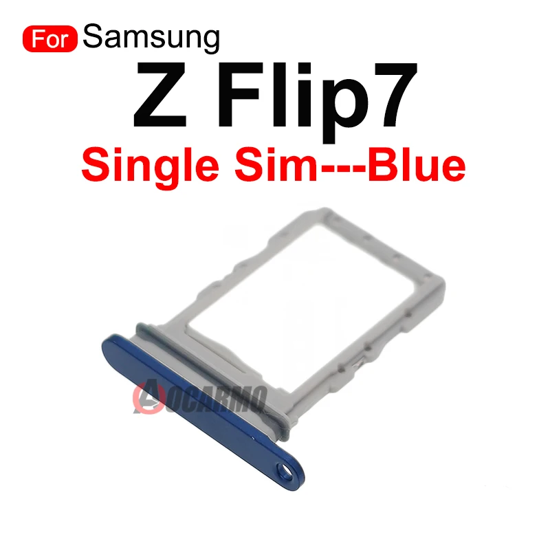 قطع غيار فتحة حامل بطاقة SIM المزدوجة لهاتف سامسونج جالاكسي Z Flip7 Flip 7 F766