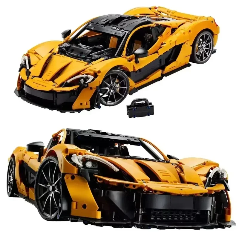 IN STOCK 3893Pcs Technical 42172 P1 Super Racing Car Building Blocks 1:8 Model Super Sports Cars Bricks Toys for Boys Gifts