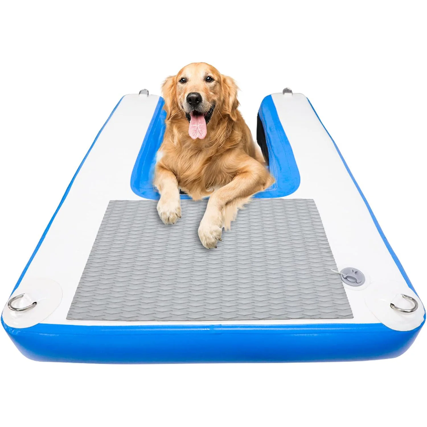 Pet Pontoon Water Pup Plank Ramp Dog Inflatable Dock Bed For Water Amusement Facilities