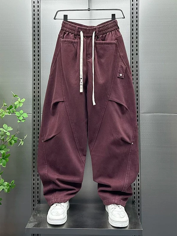 

Американские зимние рабочие брюки в стиле ретро с лоскутным узором, прямые, с эффектом потертости, для женщин больших размеров, повседневные, удобные