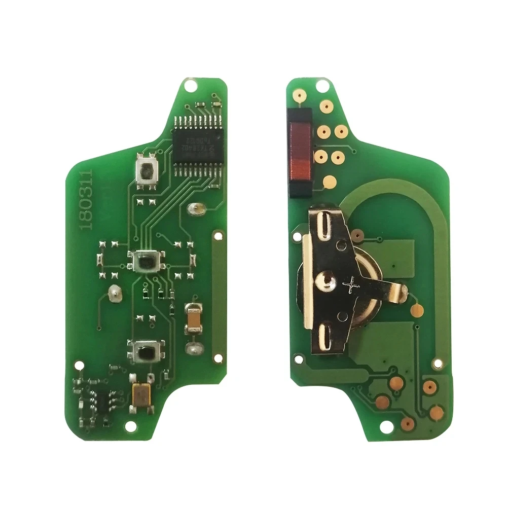 XNRKEY For Peugeot  307 308 408 Partner For CITROEN  C3 C4 C5 ASK/FSK Remote Key Electronic Circuit Board 2/3/4 Button