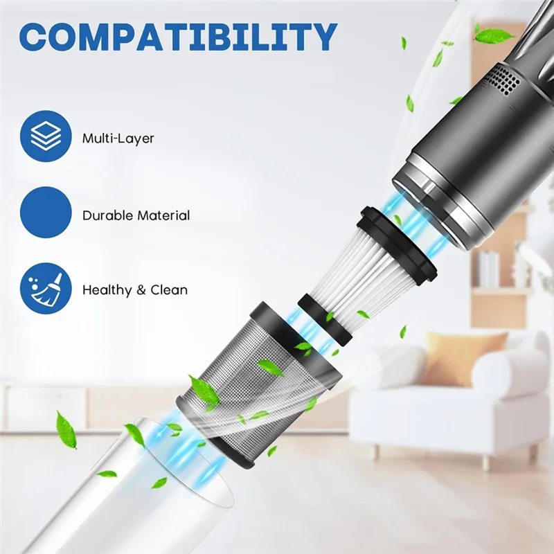 مستقرة ل Wyze روبوت فراغ استبدال طقم قطع غيار Forwyze فراغ تصفية مكنسة كهربائية تصفية 5 قطعة