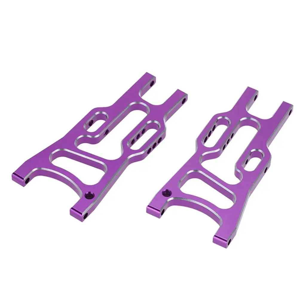 1 Pair Rear Suspension Arm Aluminum Alloy Upgrade Parts for 1 10 Scale RC Car Model Truck