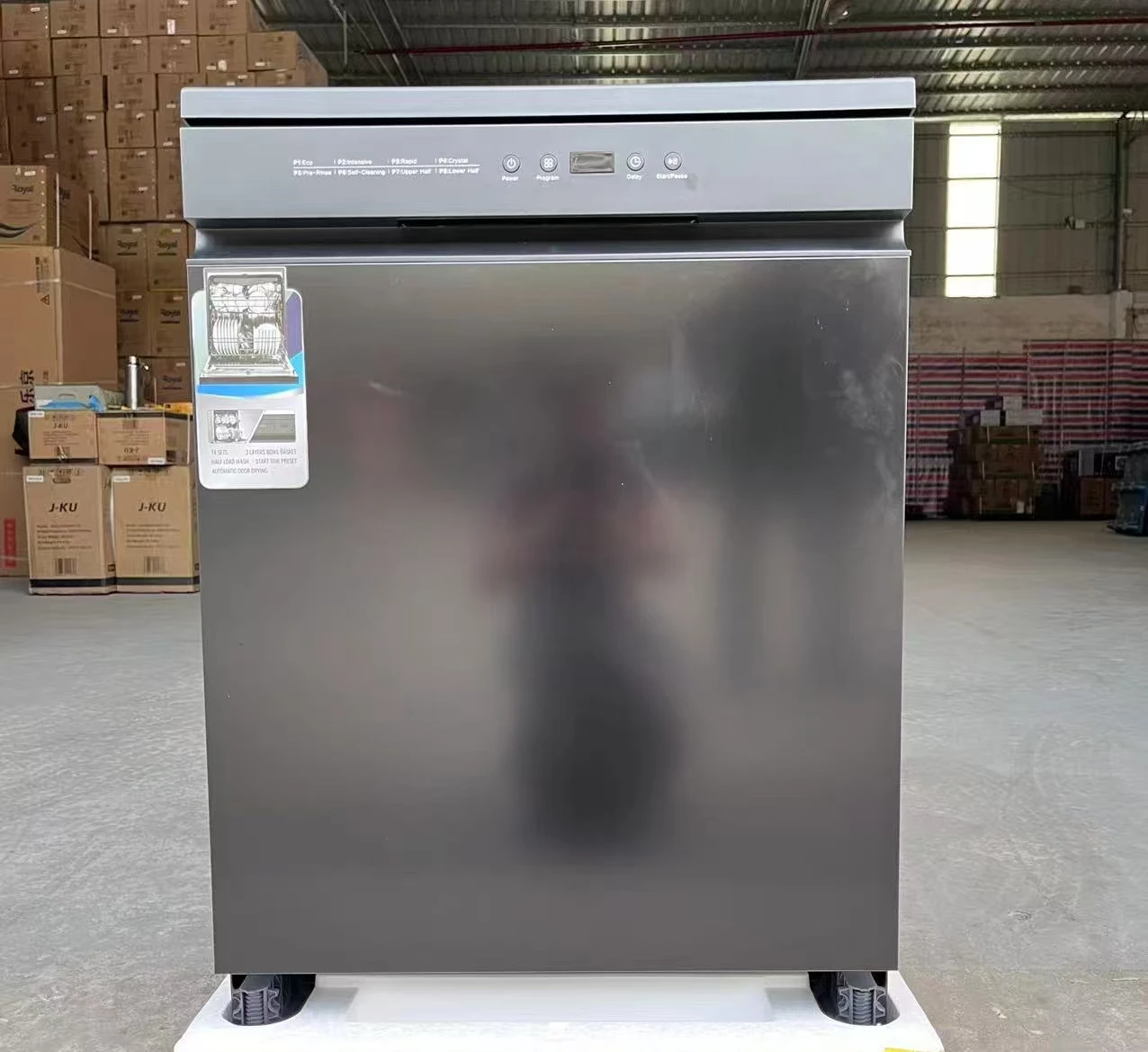 

2200W Stainless Steel Fully Automatic Drawer Type Dishwasher 61-80L Large Capacity Household Dish Washing Machine for Kitchen