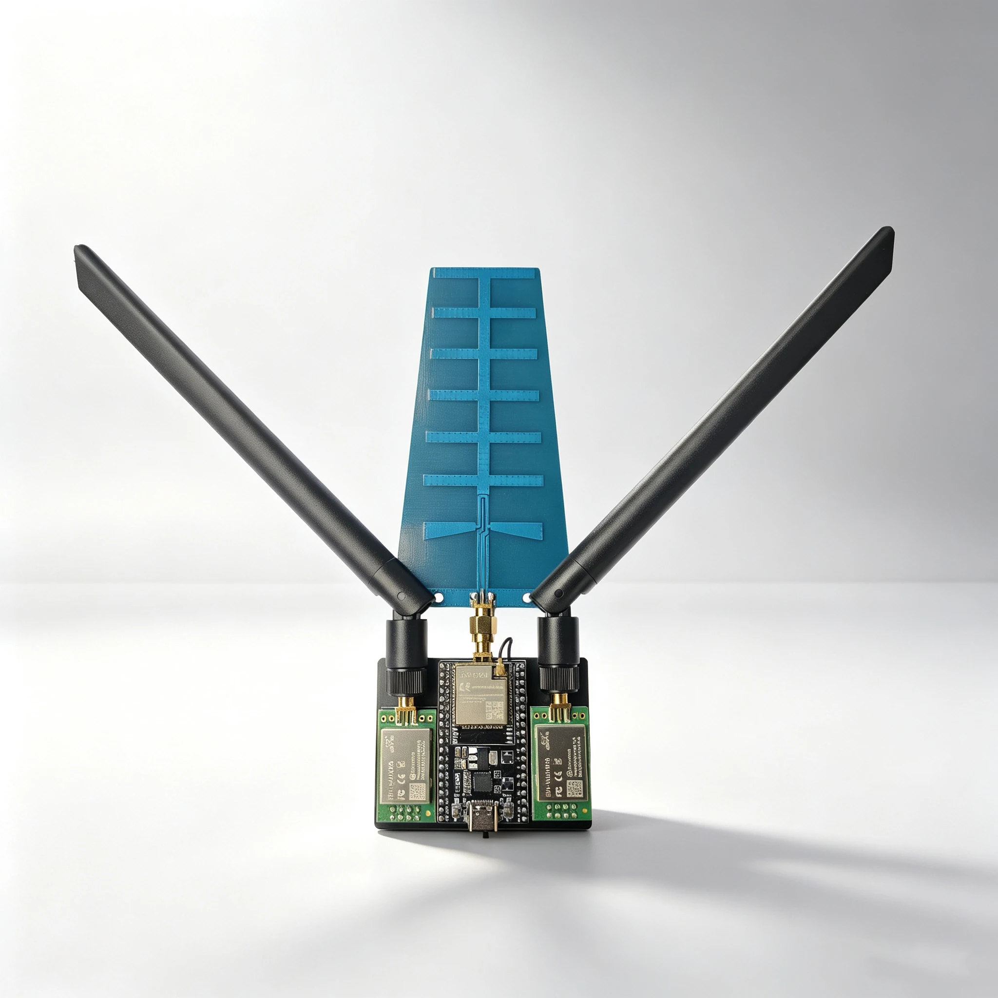 New ESP32 + NRF24L01 PA LNA 2.4GHz Module ,Upgraded Antenna Bluetooth Communication Development Board for IoT Projects