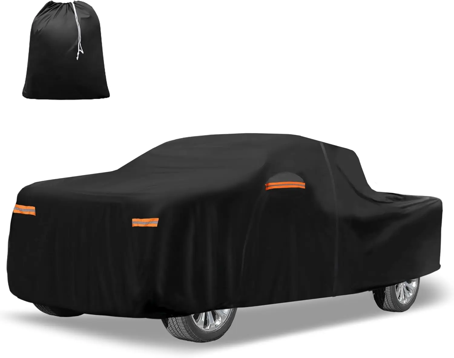 

All-Weather Car Cover for Chevrolet Silverado Crew Cab with Door Zipper, Windproof and Waterproof Protection