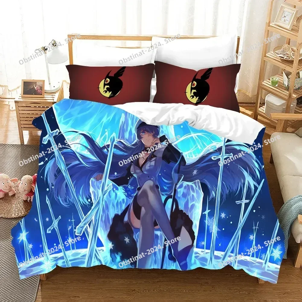 

3D Anime Akame ga KILL Bedding Set Duvet Cover Full Queen King Size Pillowcase Bed Print Bed Set Aldult Kid Bedroom Single Twin