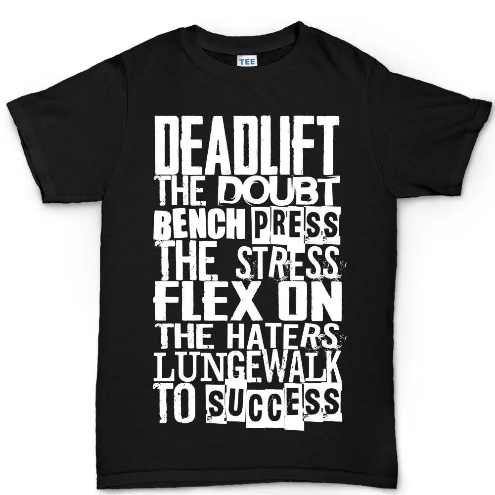 Gym Mantra Fitness T Shirt For Men Novelty Workout Motivational S Lovers