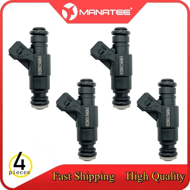 

4Pcs Car Fuel Injectors 1.8T For AUDI A4 B6/TT 2002-2004 SEAT IBIZA II 2000-2002 LEON 1999-2006 OCTAVIA I 2001-2006 0280156061
