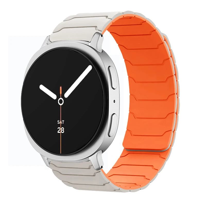 Magnetisches Silikonarmband für Samsung Galaxy Watch Ultra 2025 47mm Armband für Galaxy 8 40mm 44mm/8 Classic 46mm Sportarmband – Detail 13