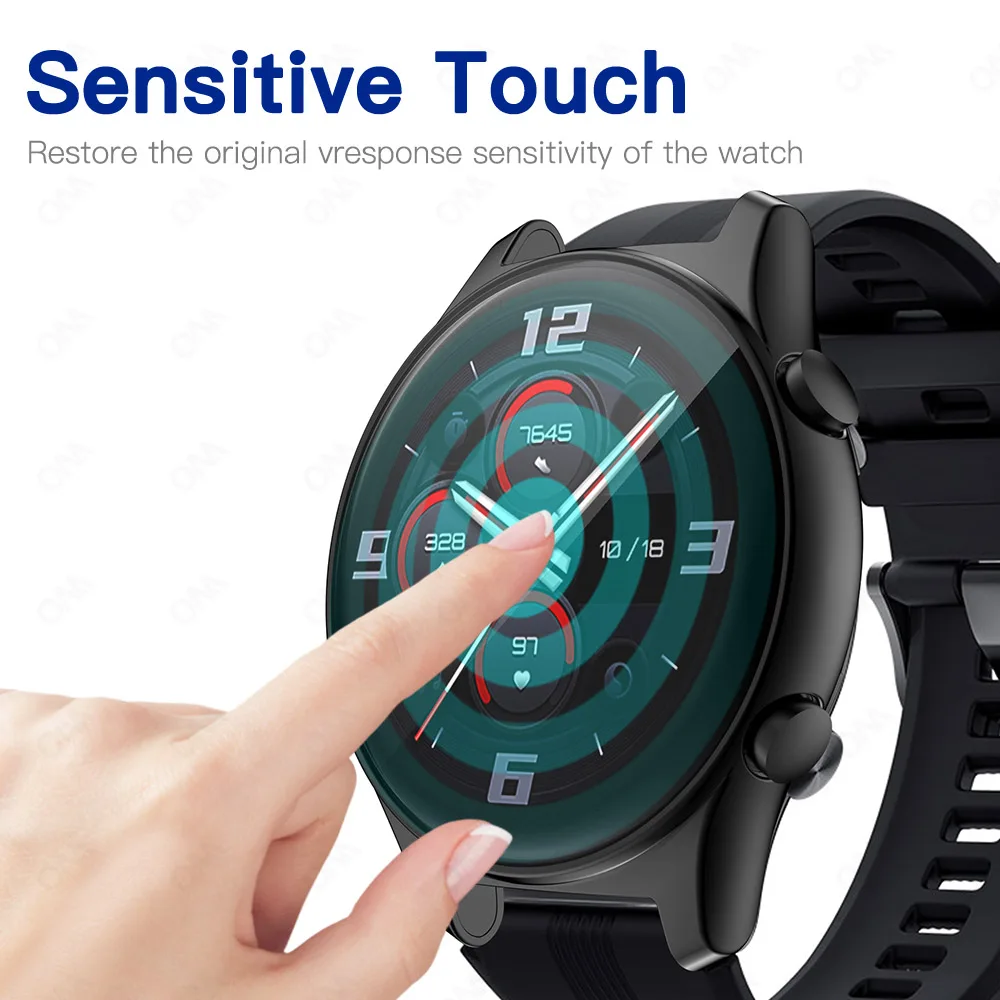 Plating Colorful Protective Cover For Huawei Honor Watch GS 3 GS3 Anti-scratch Soft Screen Protector Silicone Case 2022 New