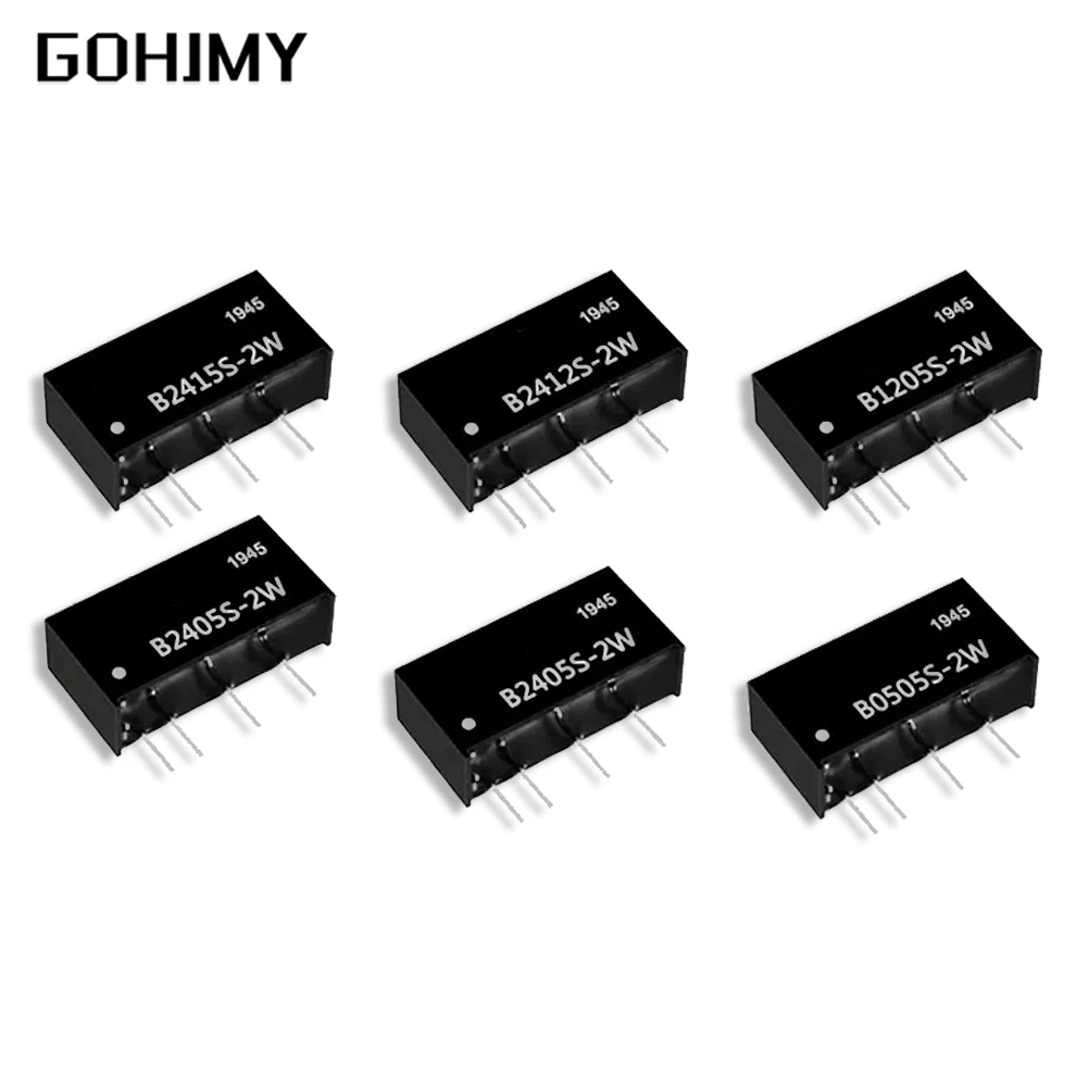 전원 모듈 컨버터, B0505S-2W B0303S B0305S B0309S B0312S B0315S B0503S B0512S B0903S B1203 B1212 B1505 B2405 B2424, 2W 시리즈