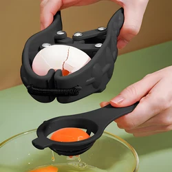 Egg Opener Manual Stainless Steel Multifunction with To Bake Egg Yolk White Cracker Kitchen Home Gadgets Tool Novel Accessories