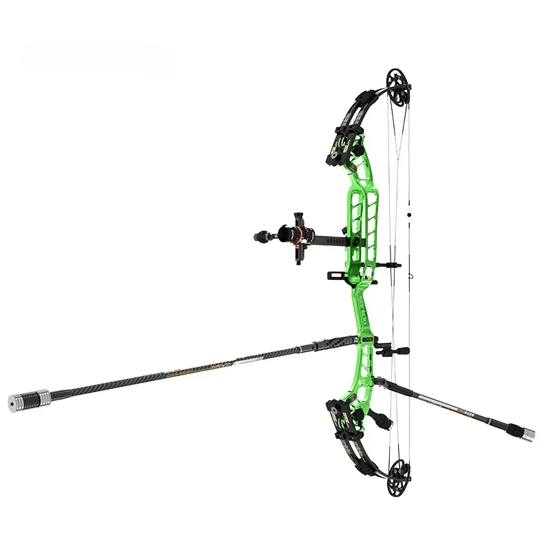 

Sanlida Archery High End 10 II Target Compound Bow Set World Archery Certified ATA 40" Ready To Shoot Kit Package