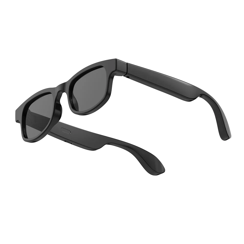 AI Translation Smart Glasses with 144 Language BT Glasses Built-in Mic & Speakers for Office Driving Cycling Outdoor