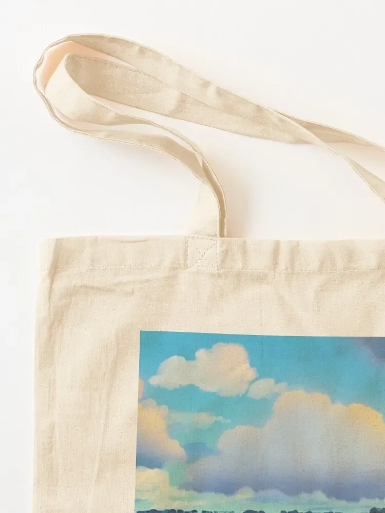 Anime Movie Scenery Tote Bag eco bag folding handbag Shopper Reusable bags