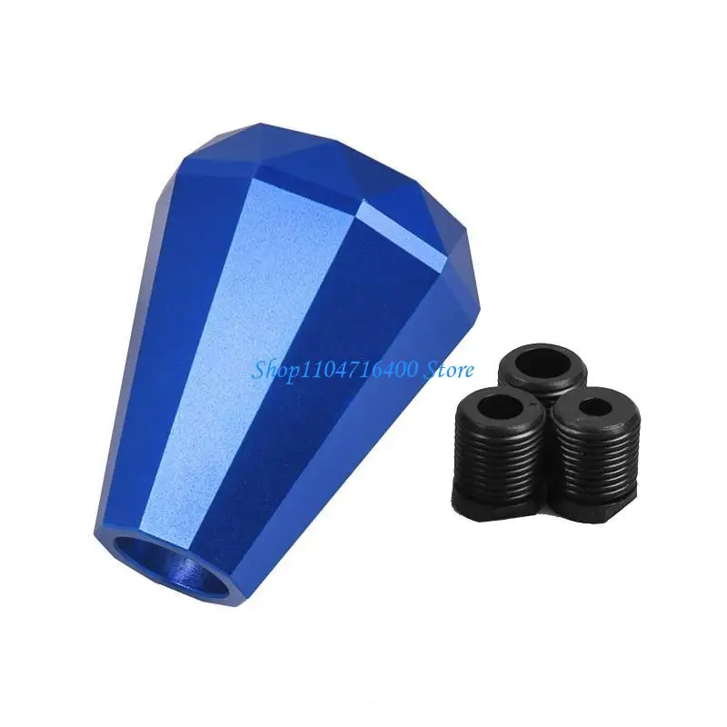 

y1gd Universal Manual Diamond Gear Shift Shifter knob with 8/10/12mm Adapter