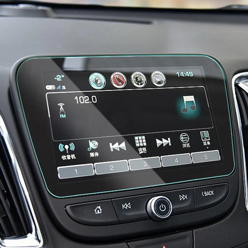 Nieuwe 8 ''Center Meida Display Lcd Touch Screen Protector Film Cover Geschikt Voor Chevrolet Equinox Malibu Volt 2018 2019