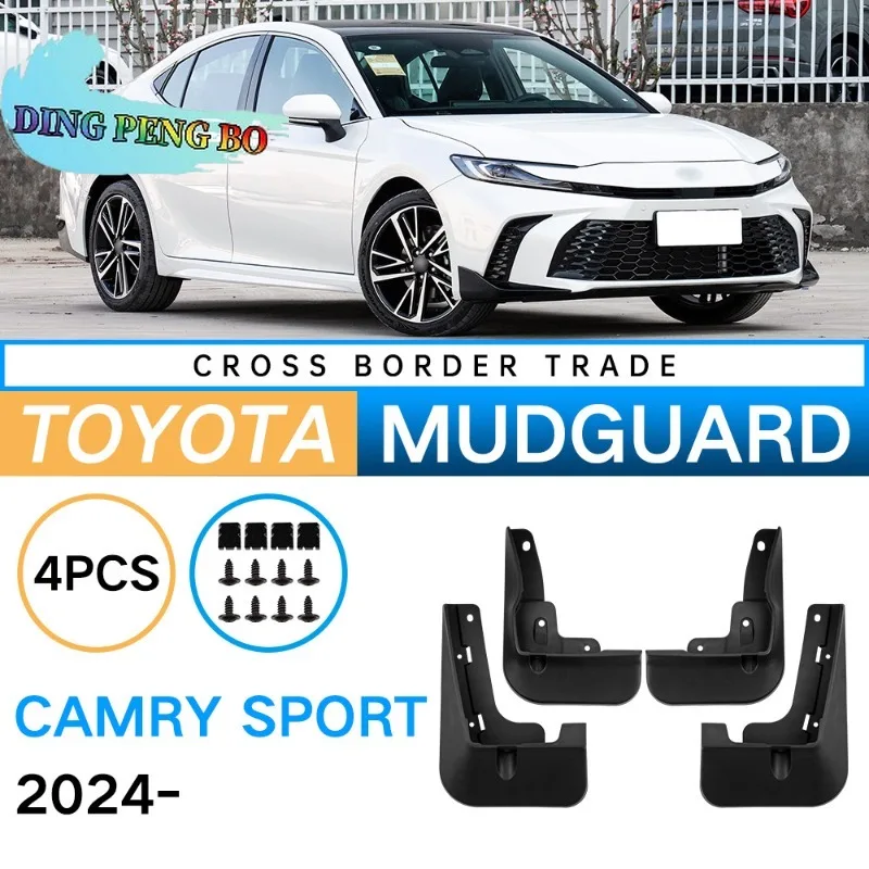 

4PCS ABS Mud Flaps Special For Toyota Camry Sport SE/XSE 2024-2025 Front Rear Anti-splash Fender Car Accessories