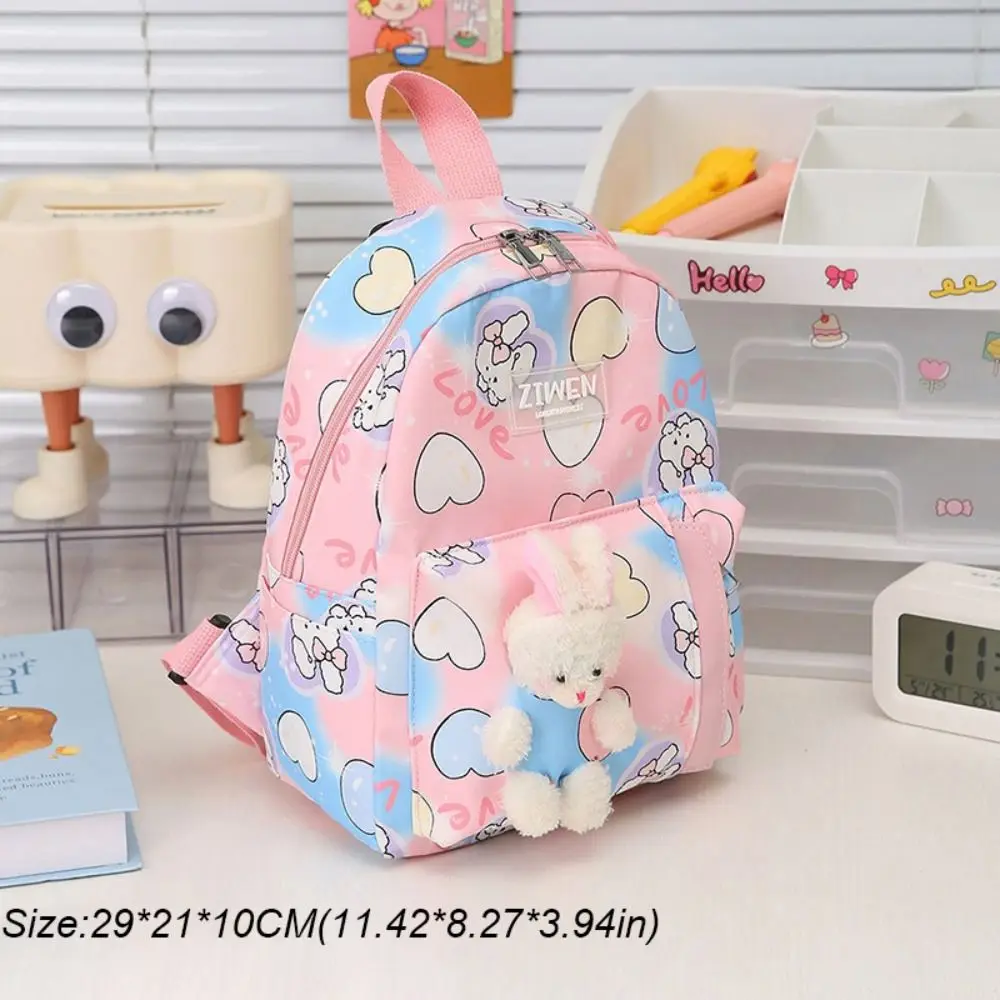 Sac à Dos d'École Primaire en Nylon Lapin, Grande Capacité, pour Écoliers de Maternelle, Nouvelle Collection