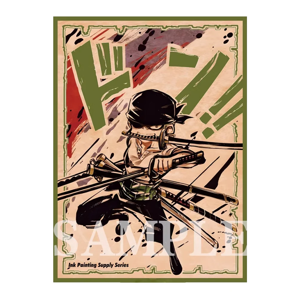 Fundas para tarjetas de una pieza de Anime, 60 uds., 67x92mm, una pieza/Uta/Perona/Zoro/Ro, para tarjetas de juego OPCG TPCG o MTG PKM