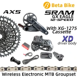 SRAM GX EAGLE AXS 12S 12V Speed Derailleur Shifter Electronic Wireless XD Cassette XG 1275 Crankset MTB Bicycle Accessories