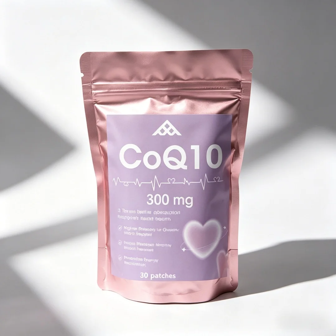 Hot sale CoQ10 Patch:3x Absorption, Antioxidant, Supports Heart Health & Energy Production. 30 Patches, Supplement Supply