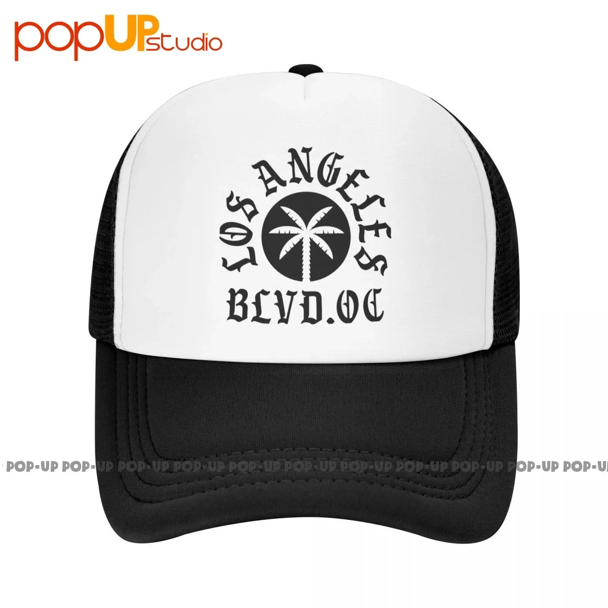 Los Angeles Blvd Boulevard Underground Tattoo Palme P-258 Baseball Cap Trucker Hats Breathable Adjustable