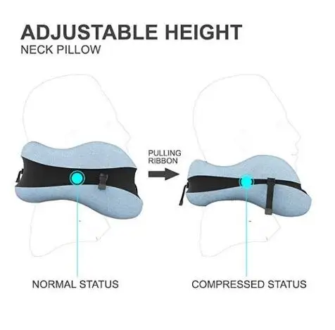 New U Shaped Travel Pillow Car Air Flight Memory Foam Pillows Neck Support Headrest Cushion Soft Nursing Cushion