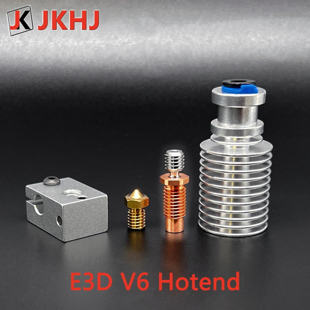 

3D Printer Parts Voron 2.4 Nozzle Bimetallic Throat Print Head E3D V6 Hotend Prusa Remote Direct Heat Sink Extruder Accessories