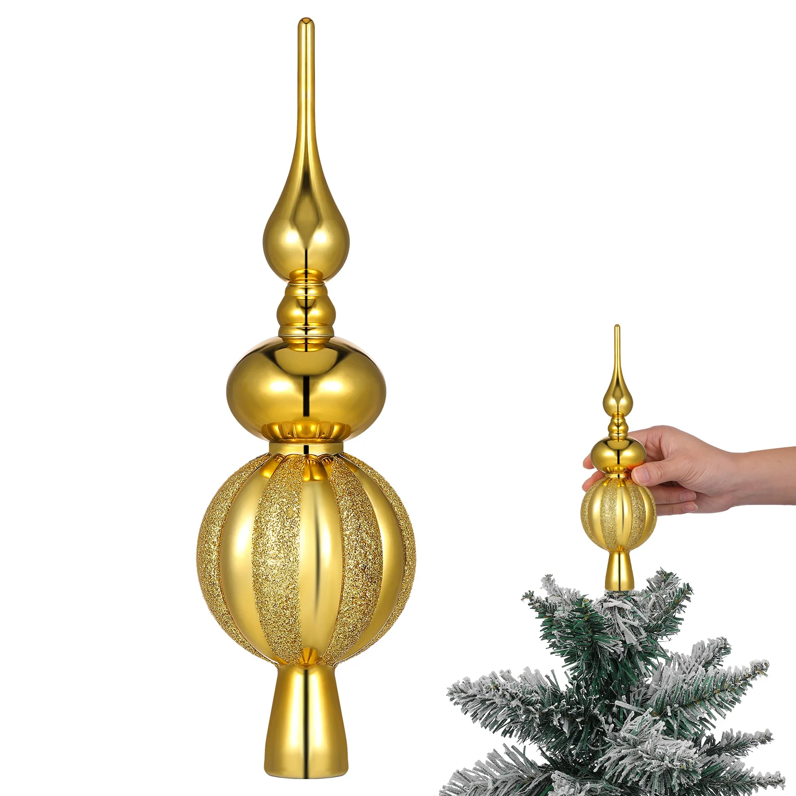 

Christmas Decoration Tree Topper Ornaments Toppers Finial for Beautiful Decorations