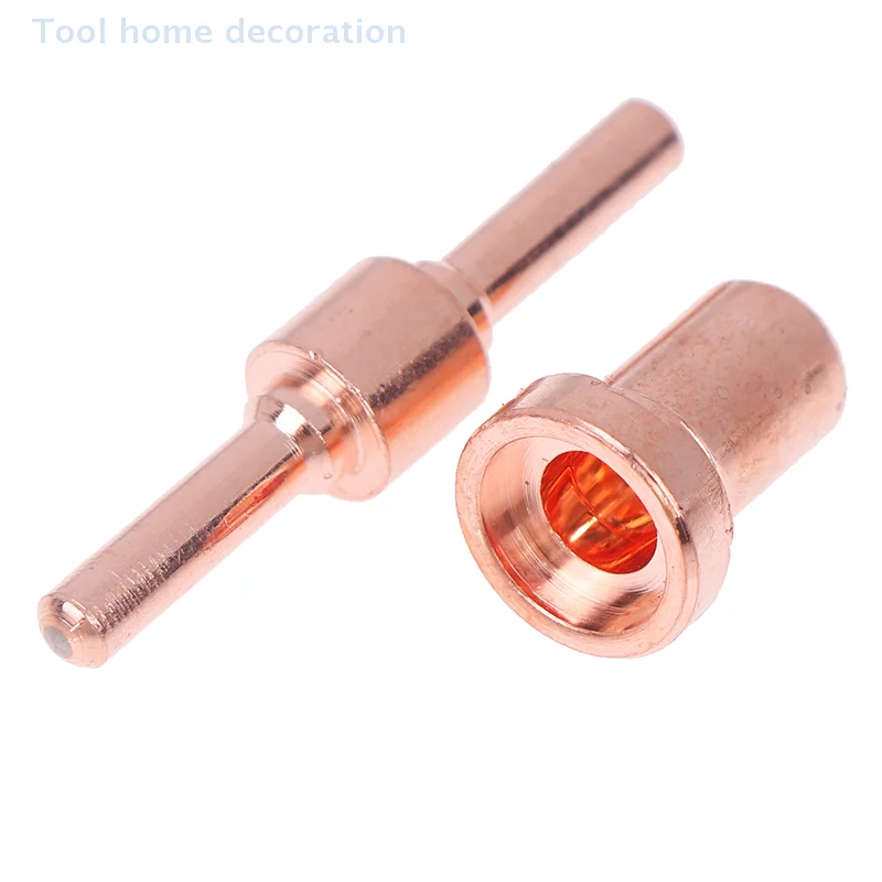 20pcs Red Copper Extended Long Plasma Cutter Tip Electrodes&Nozzles Kit Consumable For PT31 LG40 40A Cutting Welder Torch