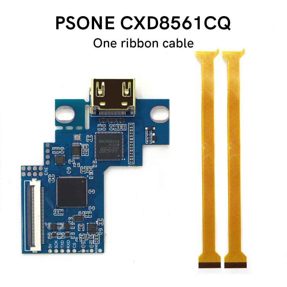 

Цифровой HDMI-адаптер Hispeedido для PSONE MOD Kit, внутренняя цифровая HDMI-плата для телевизора, комплект для модификации PlayStation One PS ONE.