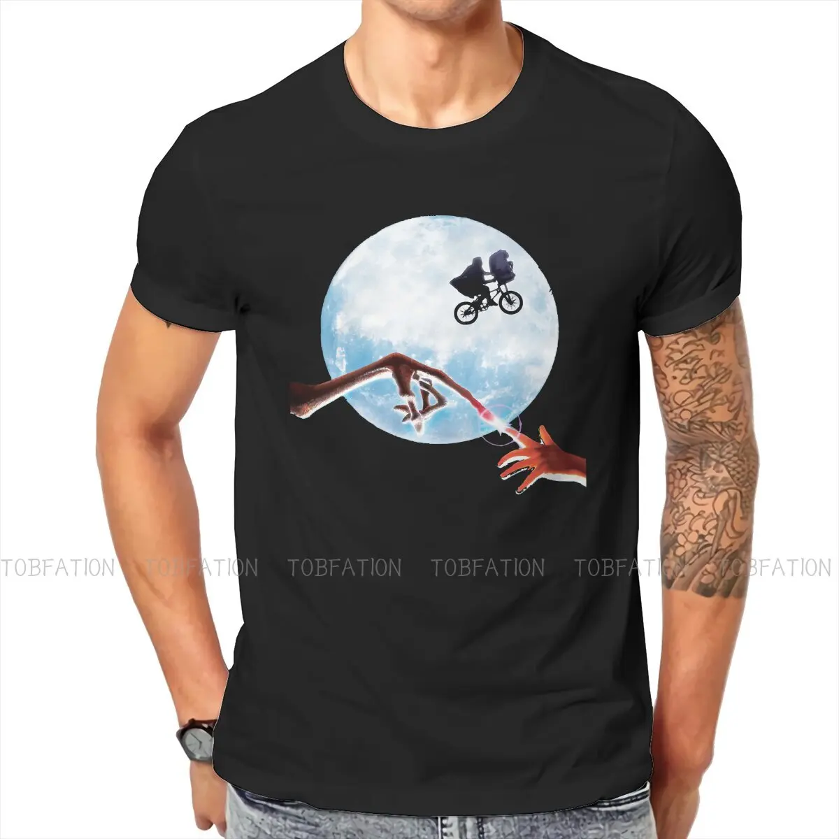Poster e.t. o extra-terrestre estrangeiro filme homem t camisa alternativa oversized crewneck tshirt grandes vendas harajuku streetwear