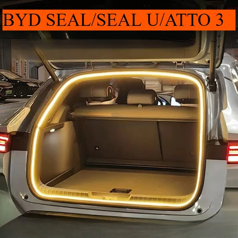 

Trunk light for BYD SEAL EV DMI/SEAL U/ATTO 3 car trim accessories lighting ambient light beautiful LED, practical decoration