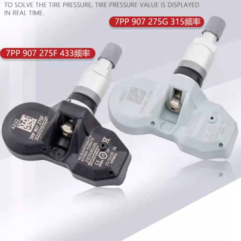 

1pcs TPMS Sensor 7PP907275G 315MHz 7PP907275F 433MHz 5Q0907275B for Q7 VW PHAETON Touareg Porsche Cayman Panamera