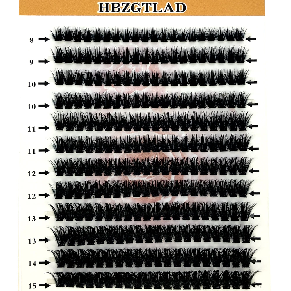 HBZGTLAD 30D/40D/60D/66D/80D/88D/100D 9-16mm Mix D Krul Individuele wimperextensions Clusters Wimpers Zachte en natuurlijke valse wimpers