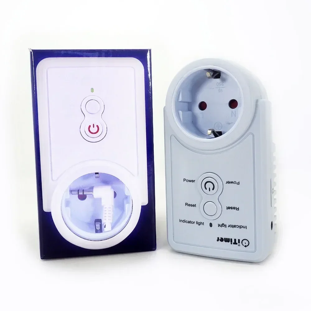 V106 EU Plug Smart GSM Power Outlet Plug Socket with Temperature Sensor SMS Command Control Russian Version