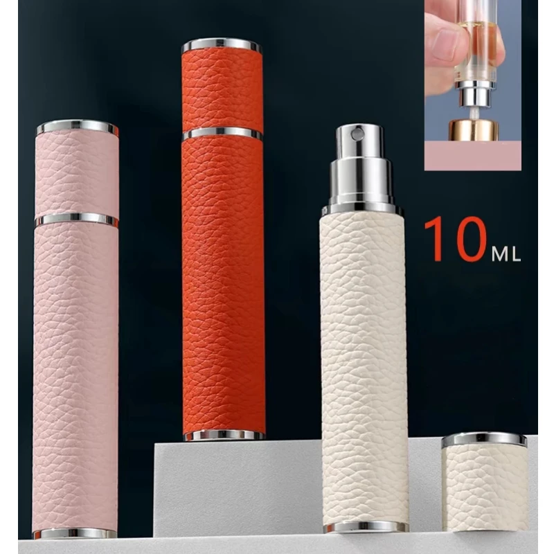 

10ml Leather Perfume Bottle Refillable Perfume Atomizer for Travel Spray Bottle with Ultral Fine Mist Fragrance Container Beauty