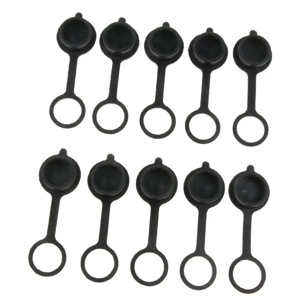 10pcs Electric Scooter Charging Port Covers Silicone Lid