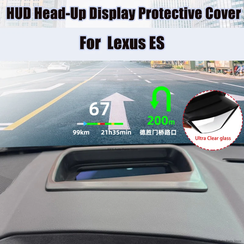 HUD Head-Up Display Protective Cover / Dashboard Dust Cover for Lexus ES, Car Interior Accessories