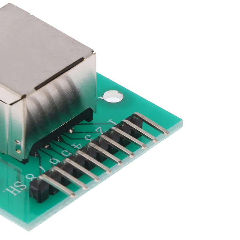 1Pcs RJ45 Adapter Boord Om XH2.54 Modulaire Ethernet Connector Adapter Network Interface + Breakout Board + Pin Header