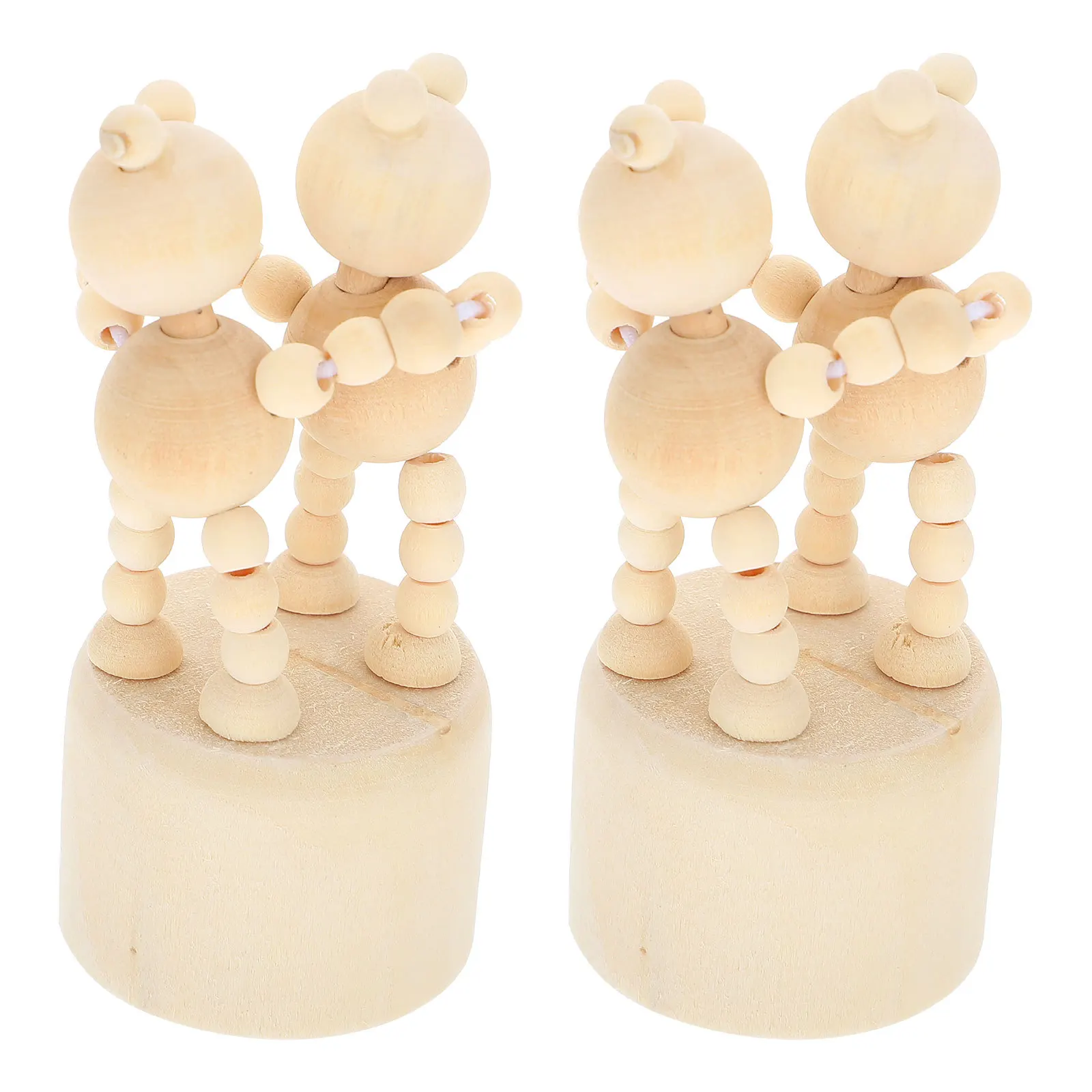 2 pçs criativo de madeira diy caracol ornamento sem pintura forma animal artesanato para quarto das crianças escritório em casa decoração do hotel madeira natural