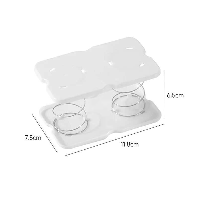 Creative Spring Holder Tissue Box Automatic Lift Loaded Bracket Tissue Box Spring Lifting Support for Home Storage Supplies