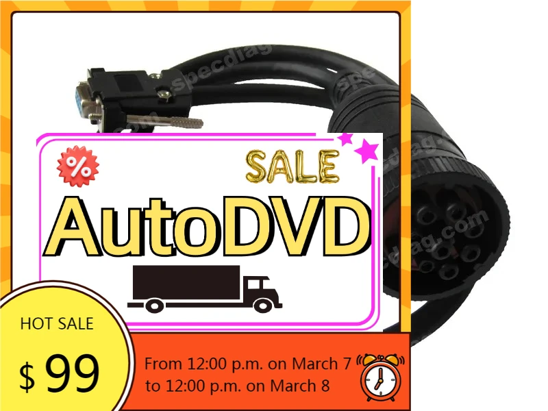 AutoDVD LIEBHERR DIAGNOSTIC Interface KIT