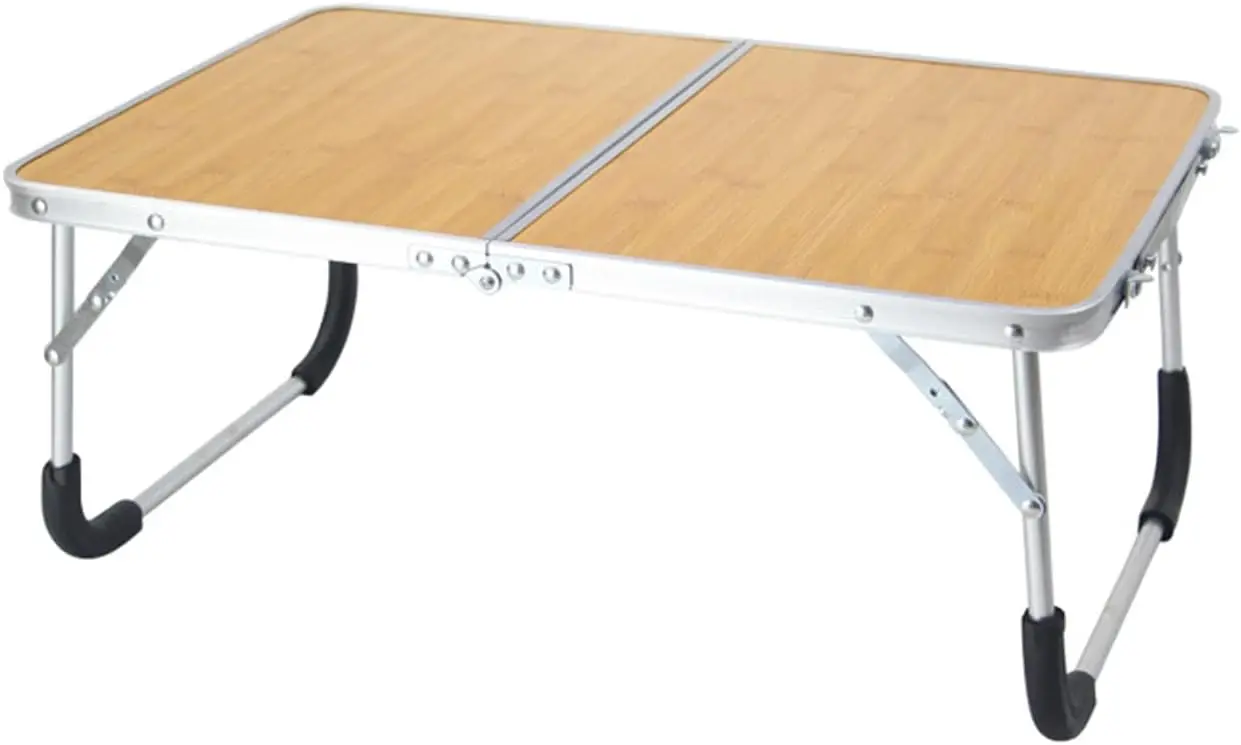 

Portable Folding Table for Outdoor Travel - Small Lightweight Camping Table with Aluminum Frame, 24x16x10.8 inches