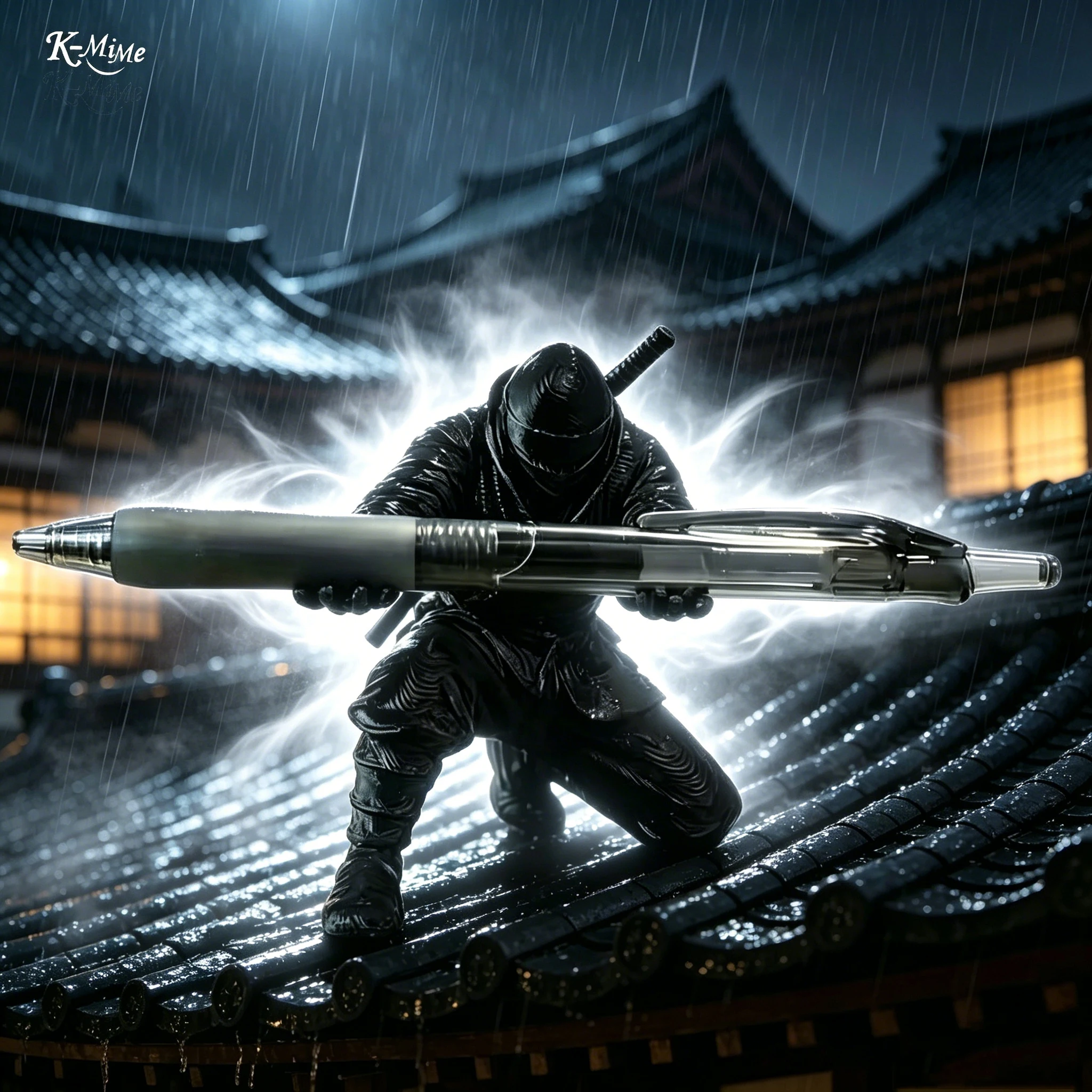 Cool Ninja Pen Holder Desktop Creative Stationery Gift