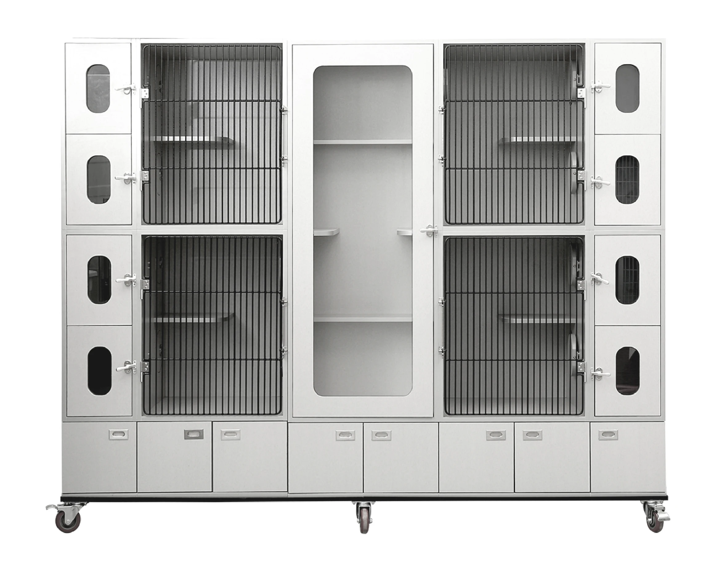 

KC-701-BK AEOLUS Cat Condo Factory supply quality assurance lightweight, durable Pet Villa Multifunction cat cabinet