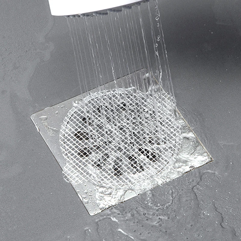Disposable Floor Drain Sticker Bathroom Hair Catcher Stopper Shower Floor Drain Cover Anti-blocking Filter Kitchen Sink Strainer